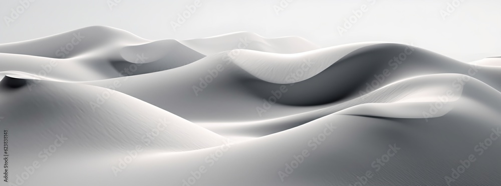 Abstract dunes, generative ai