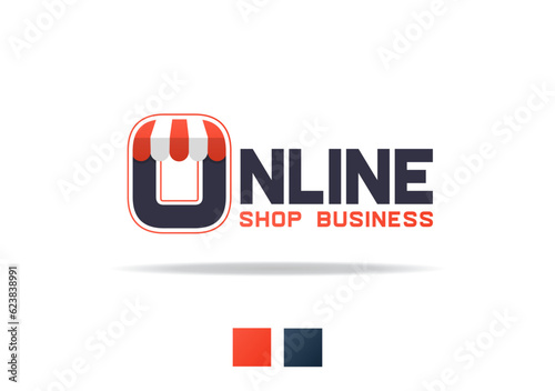 Online shop logo design
