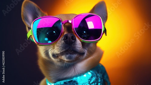 dog with sunglasses © M.Gierczyk