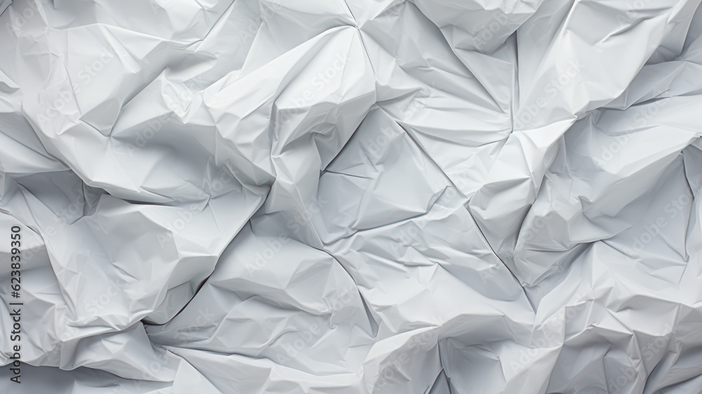 Obraz premium White paper with crumpled effect