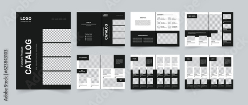 New Furniture product Catalog design template 12 Pages design