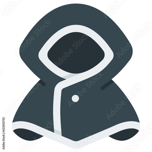 cloak flat icon