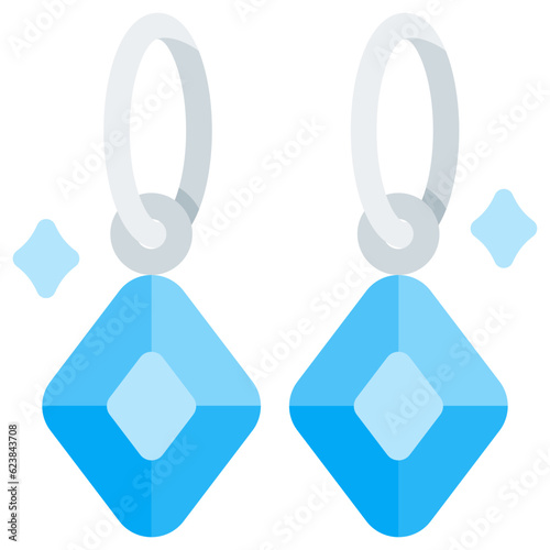 earring flat icon