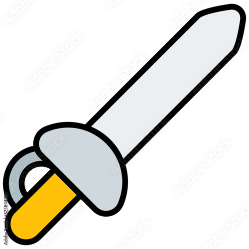 rapier outline color icon