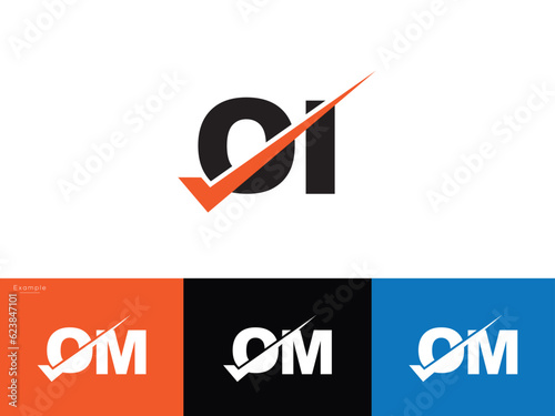 Minimalist oi Colorful Logo, Financial oi io Business Logo Template For You