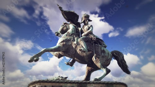 Archduke Karl Statue in Vienna photo