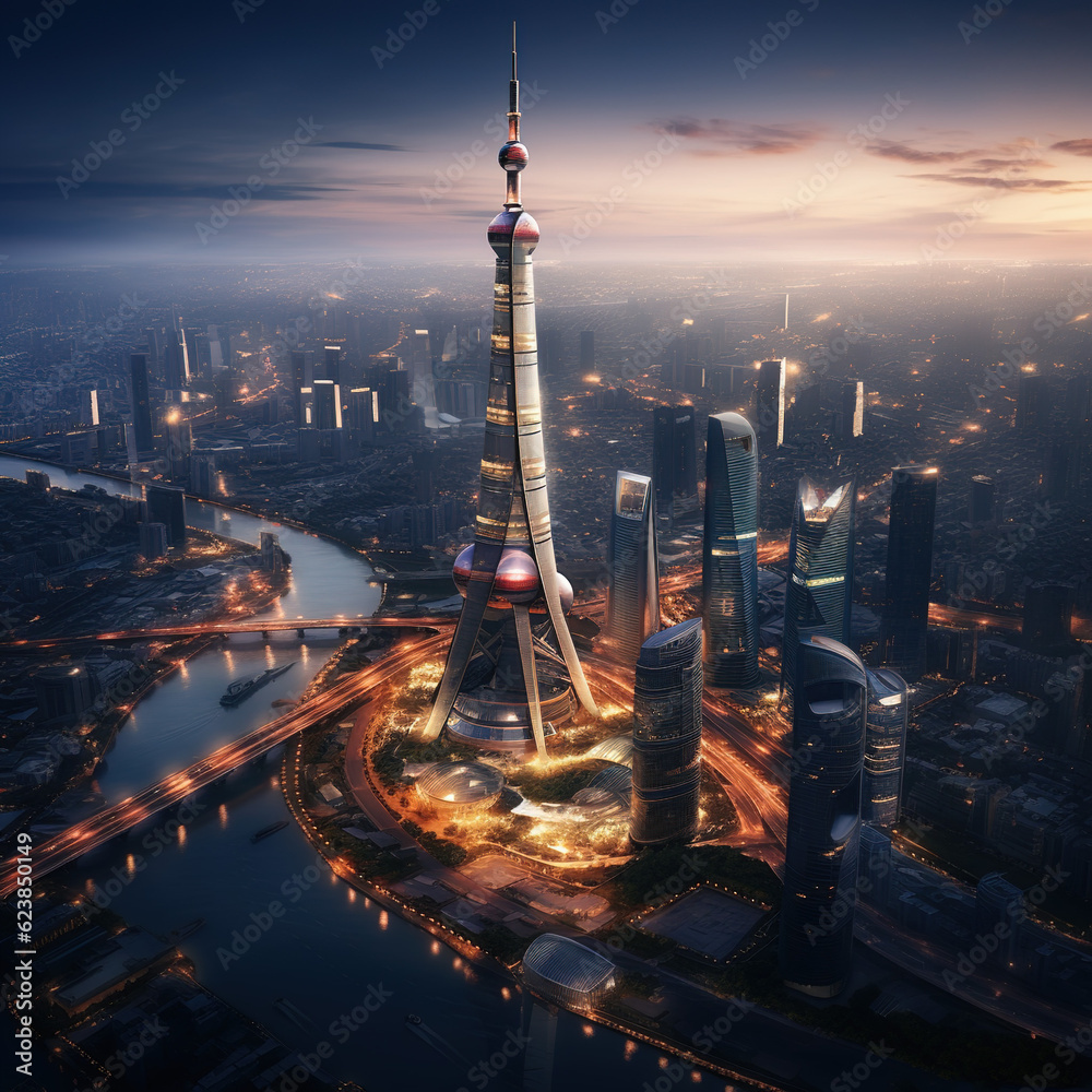 Obraz premium Shanghai tower, 