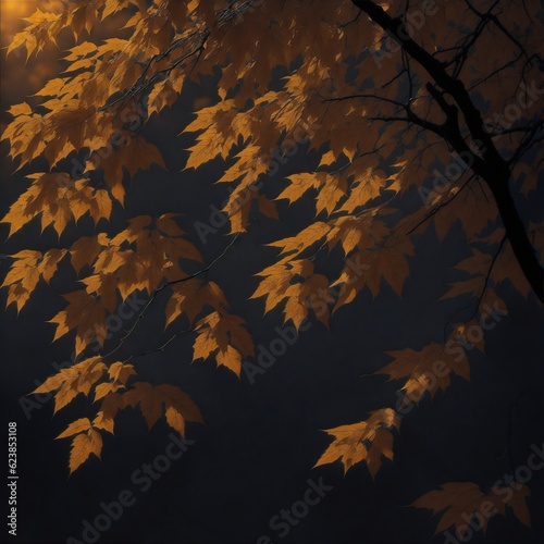 autumn leaves background (ID: 623853108)