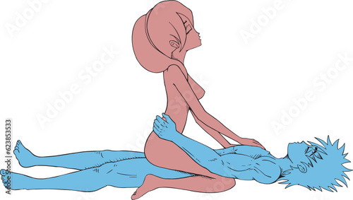 Sex pose illustration