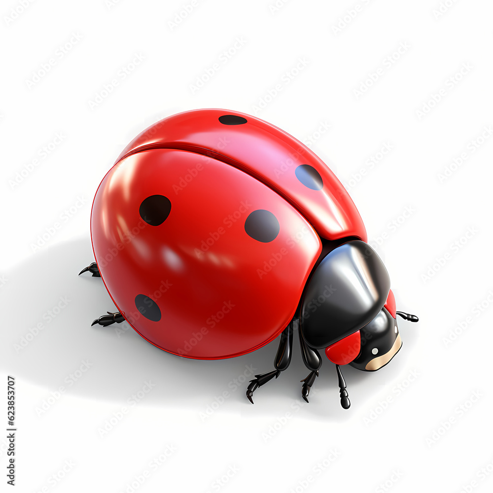 Obraz premium Ladybug 3D
