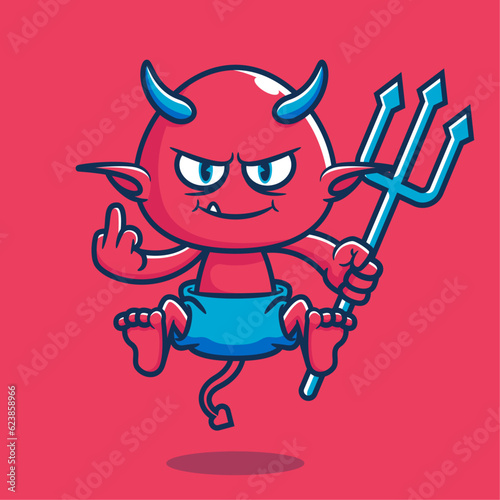 Cute Devil Character