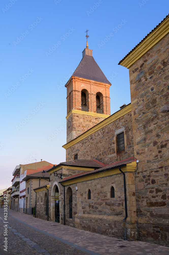 Along the Camino de Santiago in Hospital de Orbigo, Leon, Spain