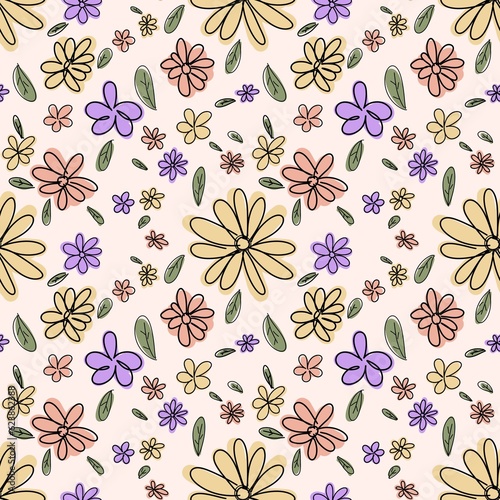 Seamless flower pattern