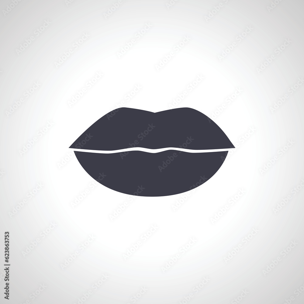 Lips icon. Sensual Lips Icon, kiss icon Lips icon. Sensual Lips Icon, kiss icon