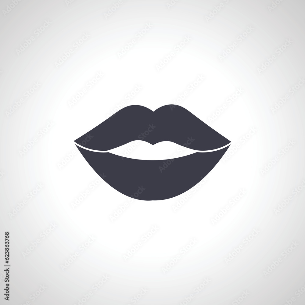 Lips icon. Sensual Lips Icon, kiss icon Lips icon. Sensual Lips Icon, kiss icon