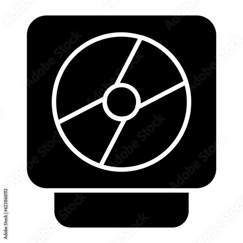 DVD Rom Glyph Icon