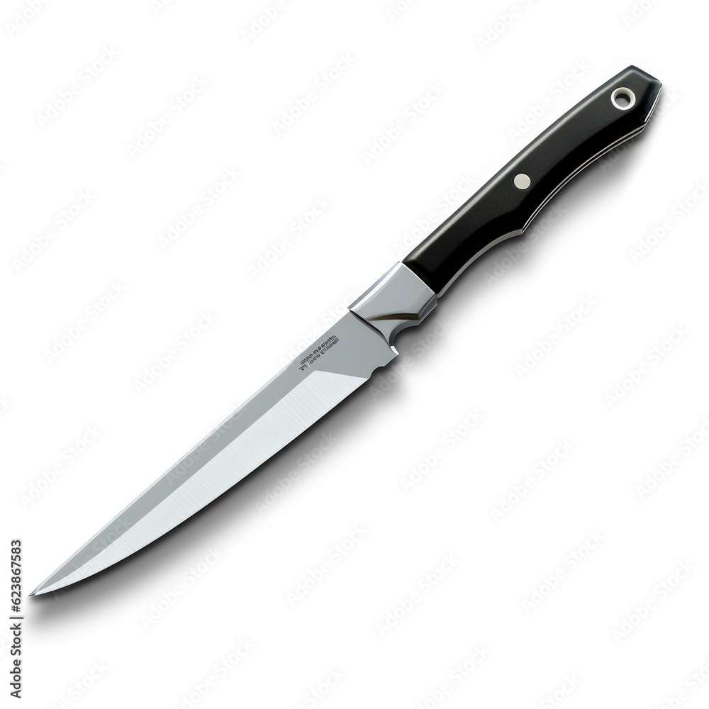 Fototapeta premium knife isolated on white background