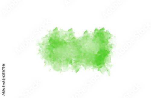 Abstract green brush drop background. Splash on paper. This is a hand drawn.