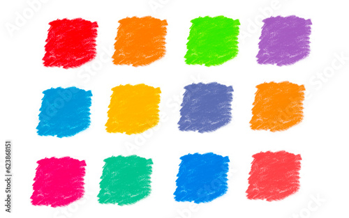 Rainbow watercolor brush st...