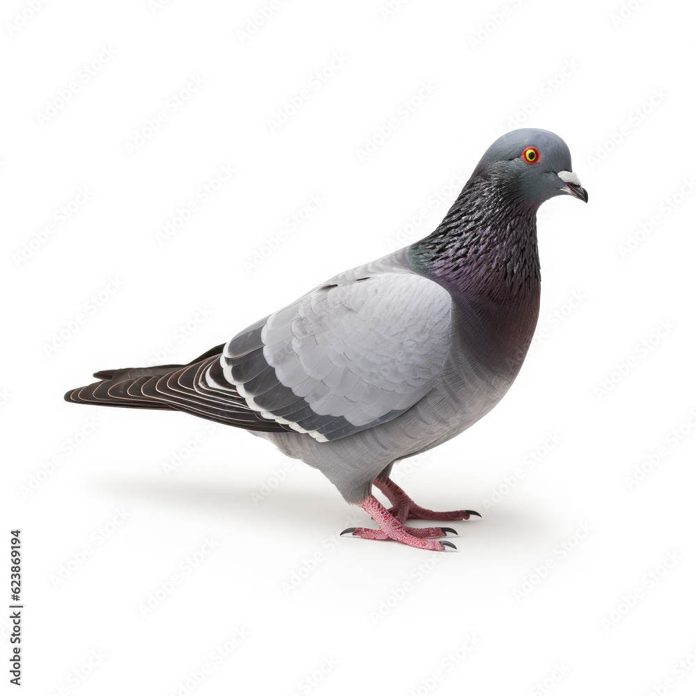 Fototapeta premium pigeon isolated on white background