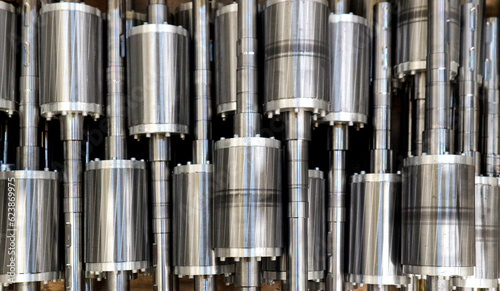 close up of pipes