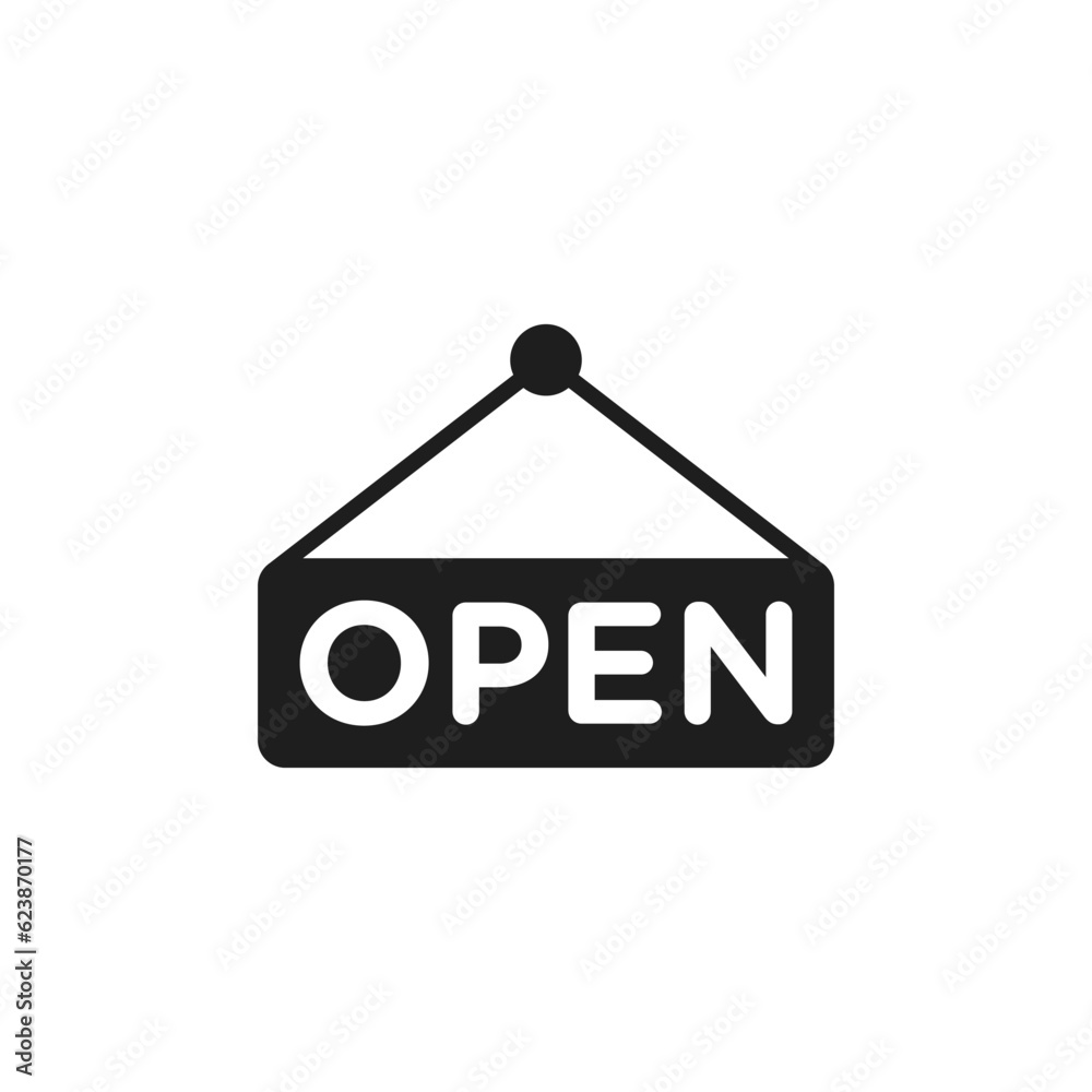 open sign icon open sign icon