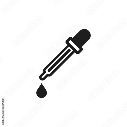 dropper icon vector logo template
