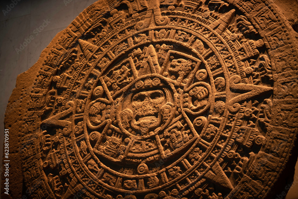 aztec sun stone mexico tenochtitlan