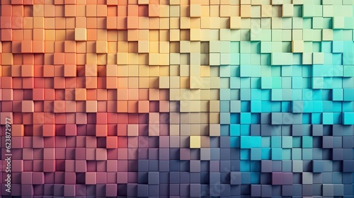 Abstract  multicolored mosaic
