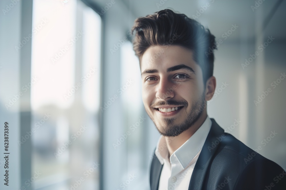 business meeting businessman man office portrait entrepreneur smart confident happy smiling businessperson startup creative start up generative ai business meeting businessman man office portrait entrepreneur smart confident happy smiling businessperson startup creative start up generative ai