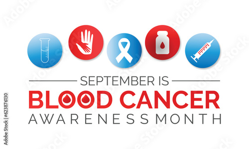 Blood Cancer awareness month .Banner and poster design. Vector art.