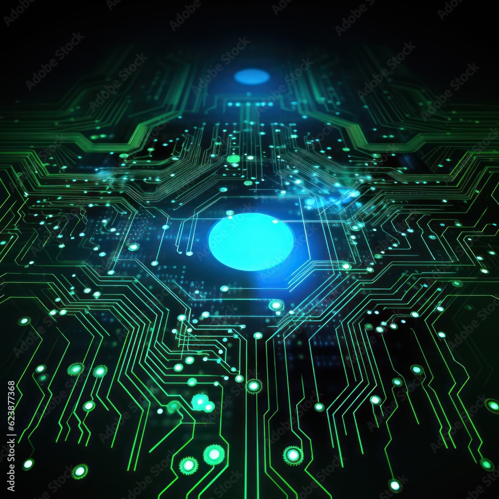 Abstract futuristic circuit board and mesh line Abstract futuristic circuit board and mesh line