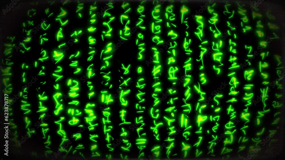 Abstract Matrix: Futuristic Binary Code Rain in Cyberspace. Seamless Looping Computer Art for Modern Technology. 4K Stock Footage. Unique Video footage Abstract Matrix: Futuristic Binary Code Rain in Cyberspace. Seamless Looping Computer Art for Modern Technology. 4K Stock Footage. Unique Video footage