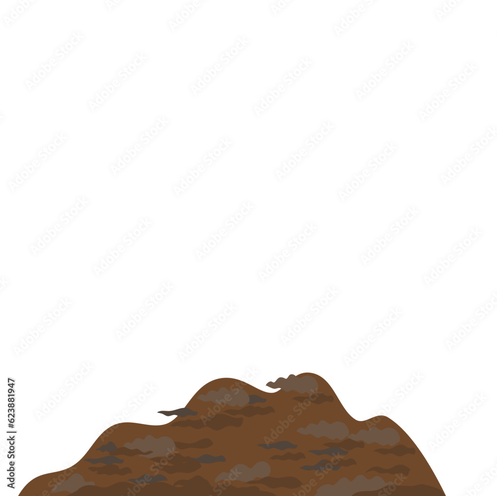 Pile Of Ground Heapof Soil Pile Of Ground Heapof Soil