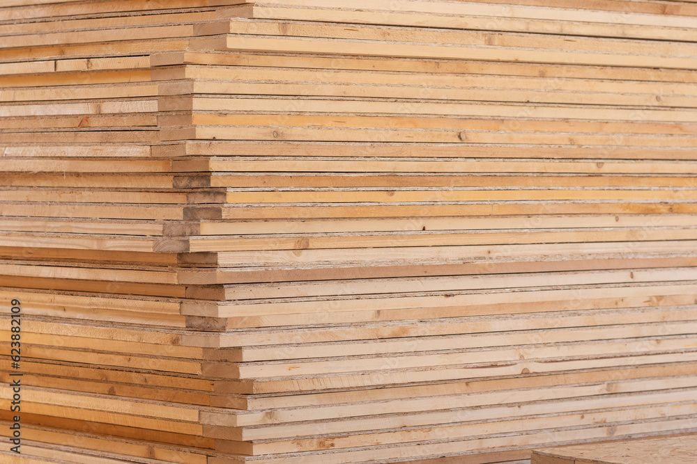 stack of plywood boards intended for packaging stack of plywood boards intended for packaging