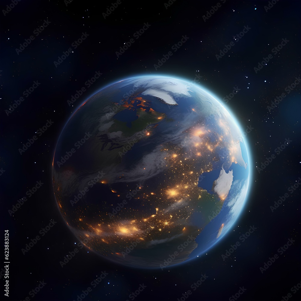 Obraz premium Earth in space HQ