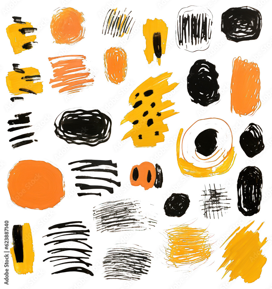 grungy abstract shapes on isolated background, squiggles, scribbles grungy abstract shapes on isolated background, squiggles, scribbles