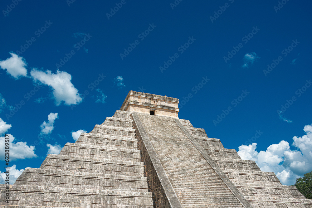 Chichen Itza Castle at Yucatan State, Mexico