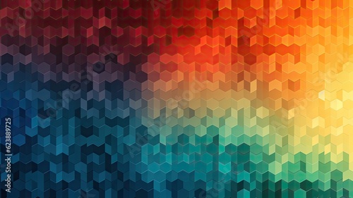 Pixel pattern, abstract background. Web banner with copy space. Generative AI