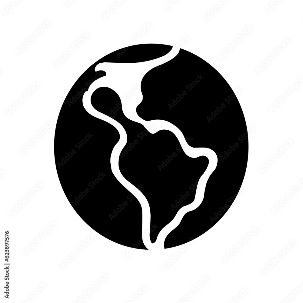 earth globe icon, World, globe, planet - vector icon isolated earth globe icon, World, globe, planet - vector icon isolated