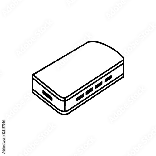 powerbank vector illustration with concept