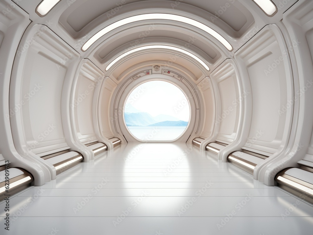 Futuristic Frame Art Mockup Futuristic Frame Art Mockup