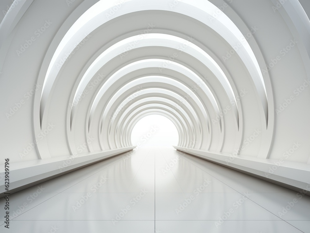 Fototapeta premium Futuristic Minimalist Framed Art Mockup