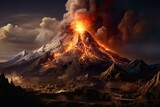 volcanic eruption | Generative AI