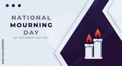 National Mourning Day Celebration Vector Design Illustration for Background, Poster, Banner, Advertising, Greeting Card