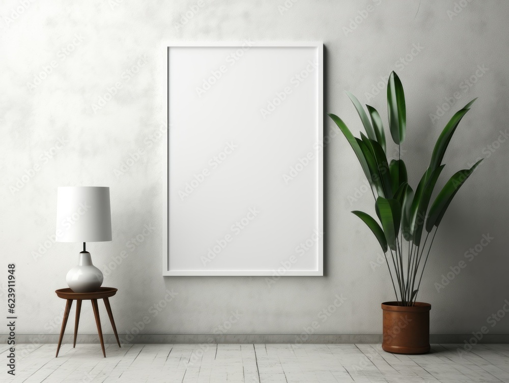 Futuristic AI-Generated Wall Art Mockup Futuristic AI-Generated Wall Art Mockup