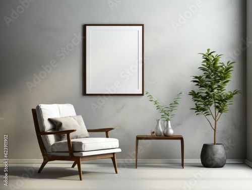 AI-Infused Minimal Wall Art Mockup