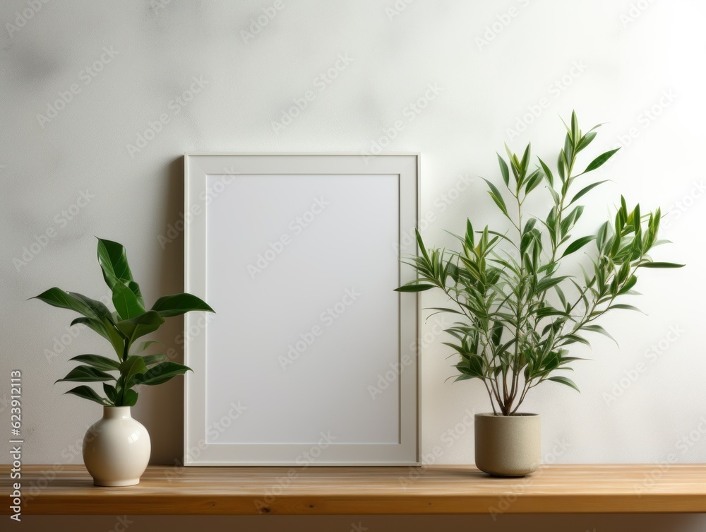 AI-Driven Minimalist Wall Art Mockup