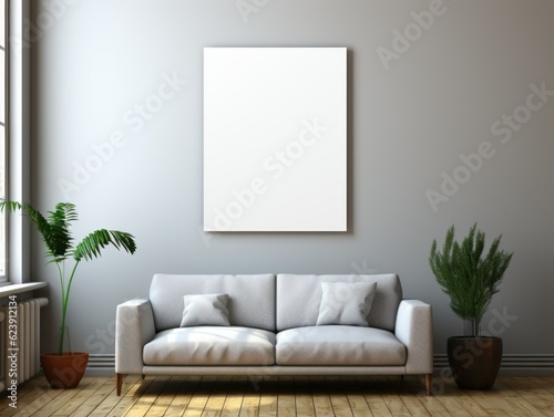 AI-Driven Minimalist Wall Art Mockup