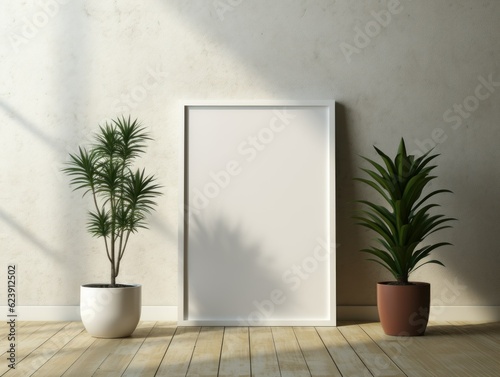 Simulated AI-Generated Wall Art Mockup